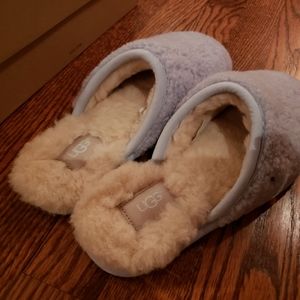 UGG PEARLE CURLY CUE SHEEPSKIN SLIPPERS, WOMEN US